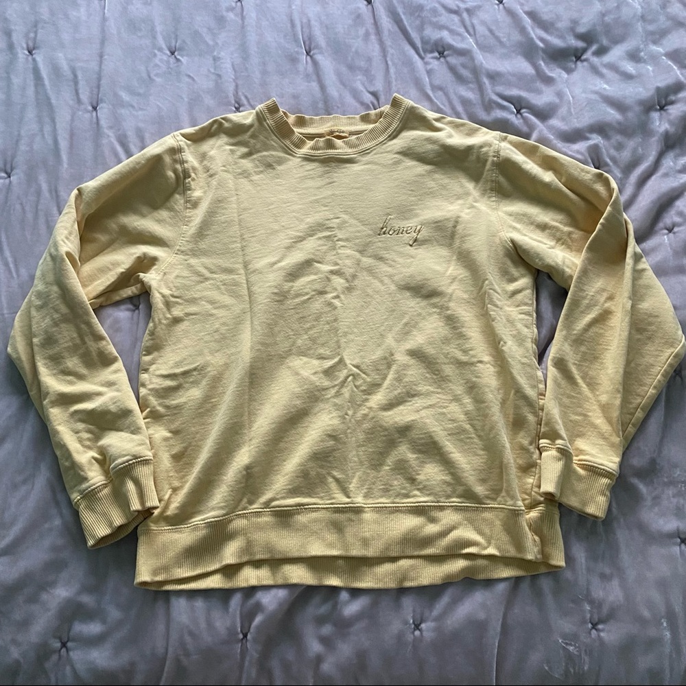 John Galt honey crew neck sweatshirt